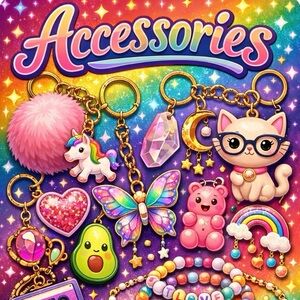 Accessories - keychains, jewelry, and more